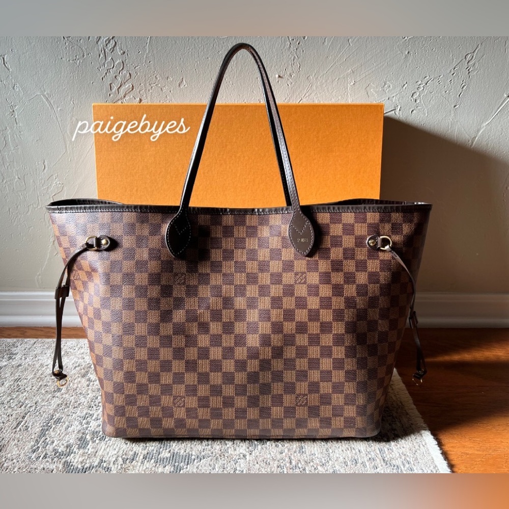 GM Louis Vuitton Neverfull Damier Ebene Authentic